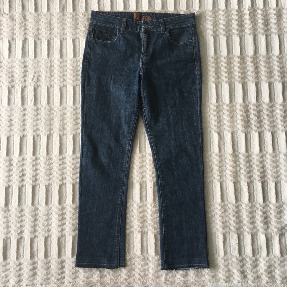 🌺 Kut from the Kloth Straight Leg Jeans Raw Hem